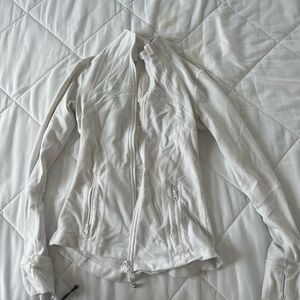 White Lululemon Zip Up Sweatshirt